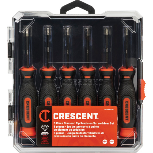 Diamond Tip Precision Screwdriver Set, 6 MAS Chibougamau