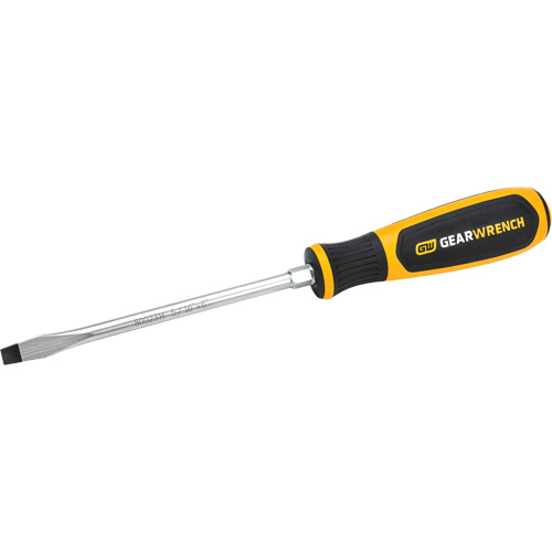 Slotted Dual Material Screwdriver, 5/16", 13-1/10" L, Plastic Handle MAS Chibougamau