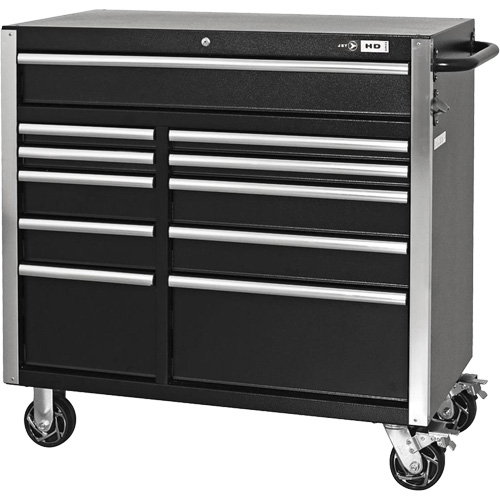 HDCC-4115 HD Series Toolbox Combo, 21-1/2" D x 44-1/5" W x 63-3/10" H, Black MAS Chibougamau