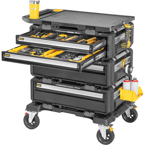 Poste de travail modulaire 5-en-1 TOUGHSYSTEM 2.0 DXL, 34" x 25-4/5" x 39", Noir/Jaune MAS Chibougamau