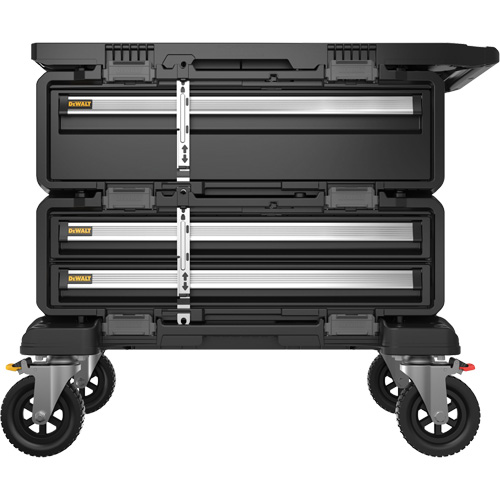 Poste de travail modulaire 4-en-1 TOUGHSYSTEM 2.0 DXL, 34" x 25-4/5" x 30", Noir/Jaune MAS Chibougamau