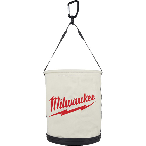Sac seau polyvalent, 11-81/100" lo x 11-81/100" la x 14-57/100" h, Polyester, Blanc MAS Chibougamau