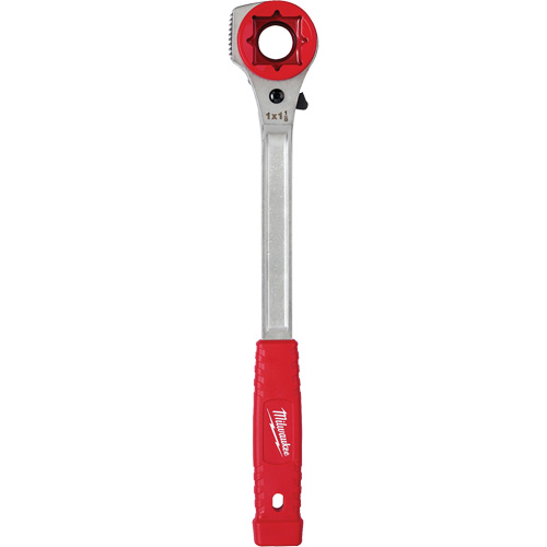 Cl&eacute; &agrave; cliquet &agrave; levier &eacute;lev&eacute;e pour monteur de ligne avec face de frappe frais&eacute;e, Prise de 3/4"/1"/1-1/8", Poign&eacute;e Ergonomique MAS Chibougamau