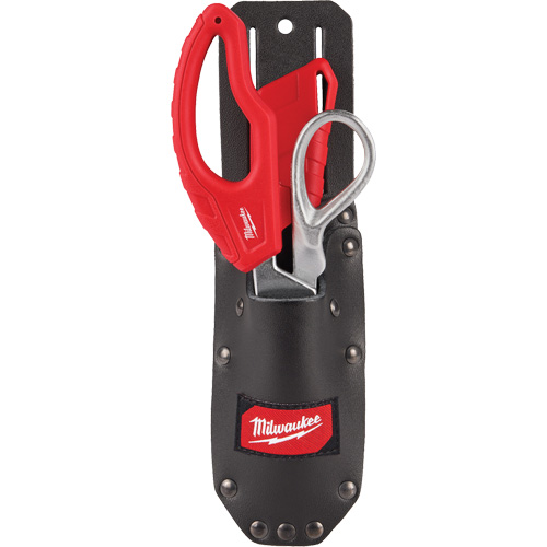 Ensemble &eacute;tui pour &eacute;pisseur de c&acirc;ble, Porte-outil multiple, Cuir, 2 Poches MAS Chibougamau