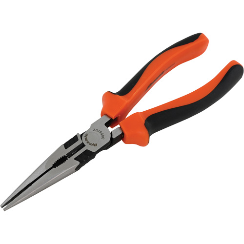 Long Nose Pliers with Comfort Handles, 8" L MAS Chibougamau