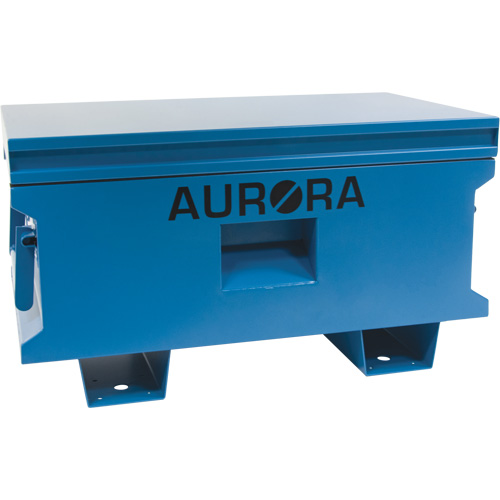 Coffre &agrave; outils de chantier, 33" x 20-3/10" x 18-3/10", Acier, Bleu MAS Chibougamau