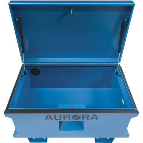 Coffre &agrave; outils de chantier, 33" x 20-3/10" x 18-3/10", Acier, Bleu MAS Chibougamau