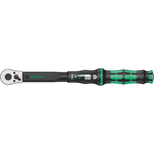 Click-Torque B2 Torque Wrench with Reversible Ratchet, Click, 3/8" Square Drive, 20 - 100 Nm MAS Chibougamau