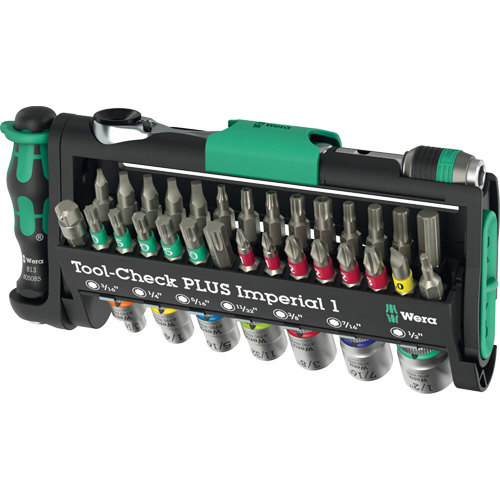 Tool-Check PLUS Imperial 1 Tool Set, 39 Pcs, 1/4" Drive Size MAS Chibougamau