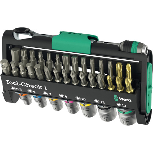 Tool-Check 1 Tool Kit, 38 Pcs, 1/4" Drive Size MAS Chibougamau