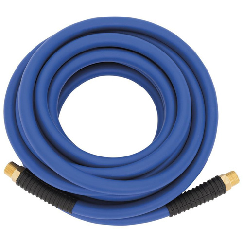 AH3850HY Hybrid Hose, Air, Polyester/Polymer, 3/8" dia. x 50', 300 psi, 1/4 NPT MAS Chibougamau