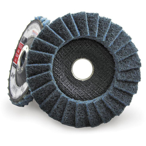 POWERBLEND SCD Surface Conditioning Flap Disc, 4-1/2" x 7/8", Type 29, Fine Grit MAS Chibougamau