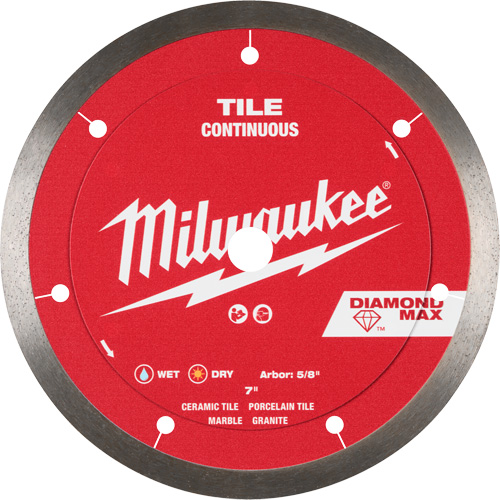 Lame diamant&eacute;e continue pour tuile DIAMOND MAX MAS Chibougamau