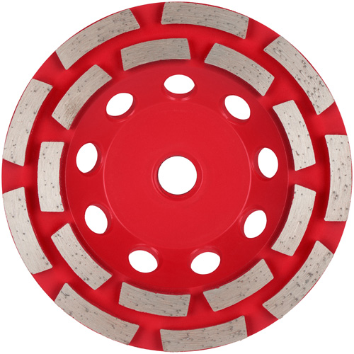 Meule boisseau diamant&eacute;e &agrave; rang&eacute;e double DIAMOND MAX MAS Chibougamau