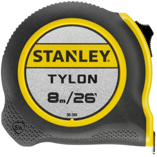 Tylon Tape Measure, 26'/8 m, Imperial & Metric Graduations MAS Chibougamau