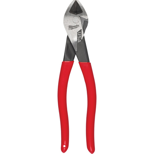 Angled Head Diagonal Dipped Grip Cutting Pliers, 8" L MAS Chibougamau