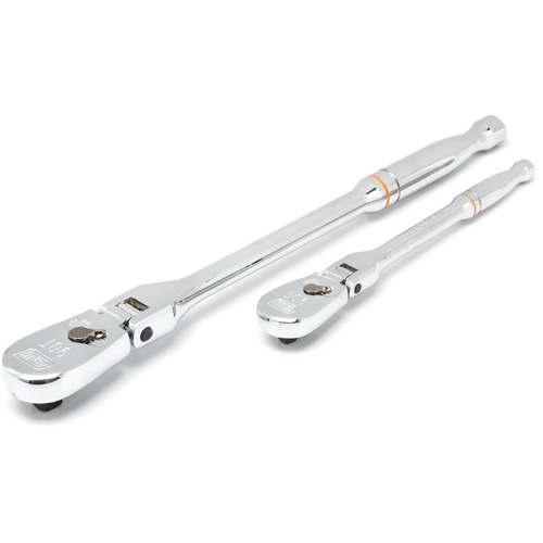 1/4" & 3/8" Drive 90-Tooth Teardrop Ratchet Set MAS Chibougamau