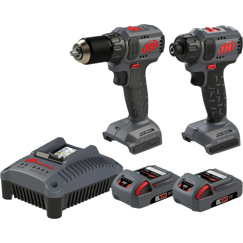 Compact Drill & Screwdriver Cordless Combo Tool Kit, Lithium-Ion, 20 V MAS Chibougamau