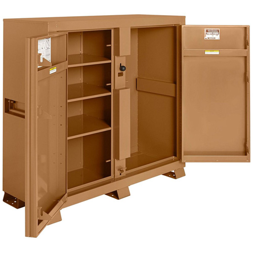 Armoire de chantier mod&egrave;le 111 avec cadenas, Acier, 47,5 pi³, Havane MAS Chibougamau