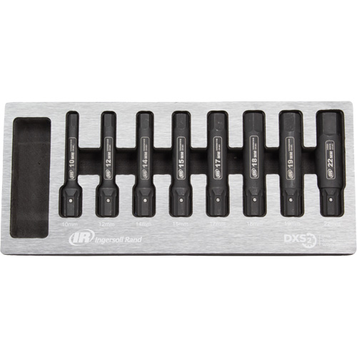 Metric Bit Impact Socket Set, Hex, 8 Pcs MAS Chibougamau