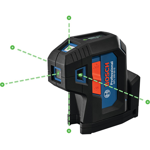 Laser dalignement autonivelant &agrave; faisceau vert &agrave; cinq points MAS Chibougamau