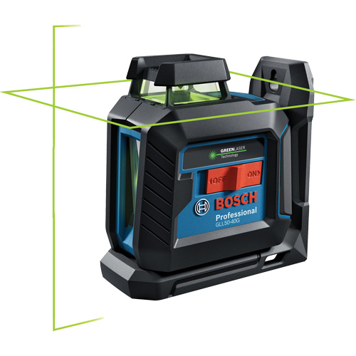 Green-Beam Self-Leveling 360° Cross-Line Laser MAS Chibougamau