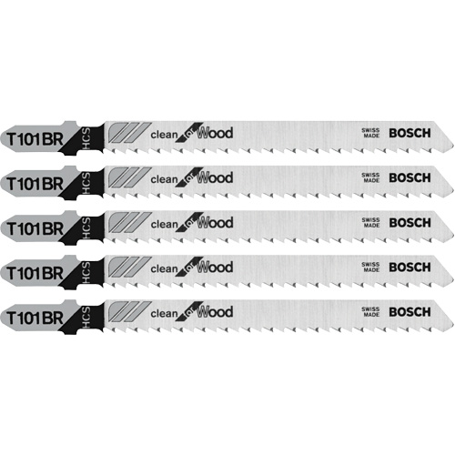 Basic Wood Jigsaw Blade, T-Shank, 4" L, 10 TPI MAS Chibougamau