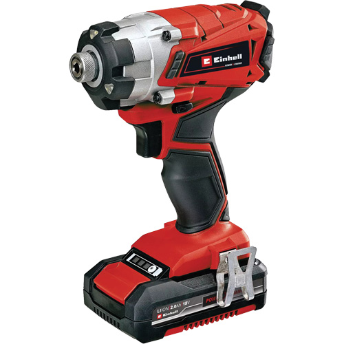 Cordless Impact Driver Kit, 1/4", 1240 in-lbs Max. Torque, 18 V, Lithium-Ion MAS Chibougamau
