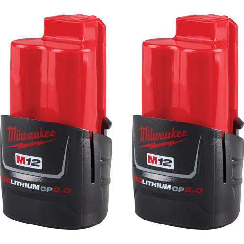 Batteries compactes M12 REDLITHIUM CP2.0, Lithium-ion, 12 V, 2 Ah MAS Chibougamau