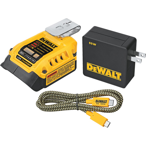 Trousse de recharge USB MAX*/FLEXVOLT 5 A, 20 V, Lithium-ion MAS Chibougamau