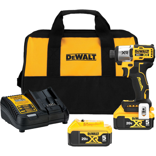 MAX* XR&reg; 3-Speed Impact Driver Kit, 1/4", 1825 in-lbs Max. Torque, 20 V, Lithium-Ion MAS Chibougamau