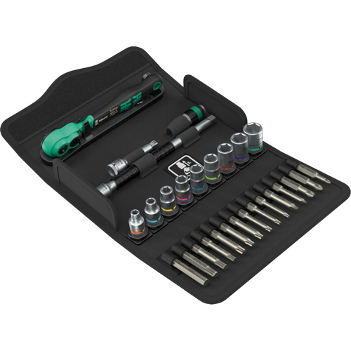 Jeu de cl&eacute; &agrave; cliquet SA 15 Zyklop Comfort avec levier dinversion, 28 Mcx, Prise de 1/4" MAS Chibougamau