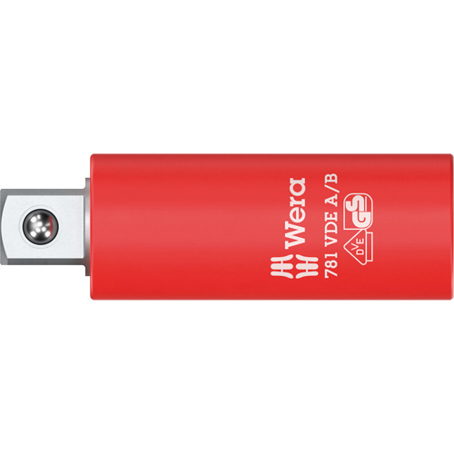 A/B VDE Insulated Connector, 1/4" Drive, 3/8" Socket, 2.78" L, Ball MAS Chibougamau