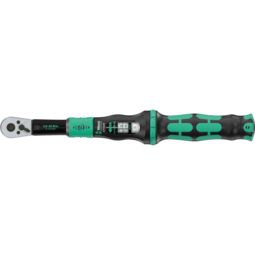 Adjustable Click-Torque Lock A 5 Torque Wrench with Torque Lock Function, Click, 1/4" Square Drive, 1 - 18 lbf. Ft MAS Chibougamau