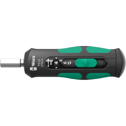 Tournevis dynamom&eacute;trique &agrave; couple s&eacute;curis&eacute; et vitesse rapide Kraftform, Gamme de couple 2 - 6 Nm, 5-4/5" Longueur MAS Chibougamau