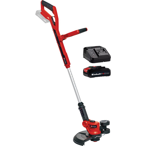 Cordless Telescopic String Trimmer with 2.5Ah Battery & Charger Starter Kit, 12", Battery Powered, 18 V MAS Chibougamau