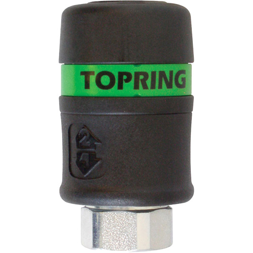Raccord rapide TOPQUIK Ultraflo 7,8 mm, Composite en polyester, 3/8", NPT femelle, 174 PSI MAS Chibougamau