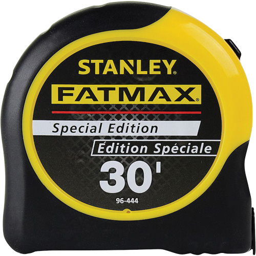 Ruban &agrave; mesurer FATMAX Special Edition, 1-1/4" x 30', Marques de goujon Imp&eacute;rial MAS Chibougamau