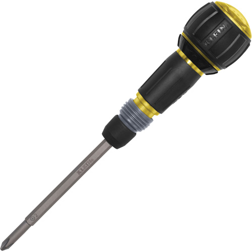 Tournevis &agrave; cliquet Fastbit Tru-Grip, embouts Phillips et &agrave; fente, 8-1/2" lo, Prise Plastique/Coussin&eacute;e MAS Chibougamau