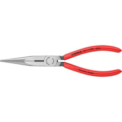 Long Nose Pliers with Cutter, 8" L MAS Chibougamau