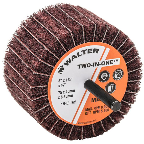 Meule &agrave; lamelles abrasives Two-In-One MAS Chibougamau