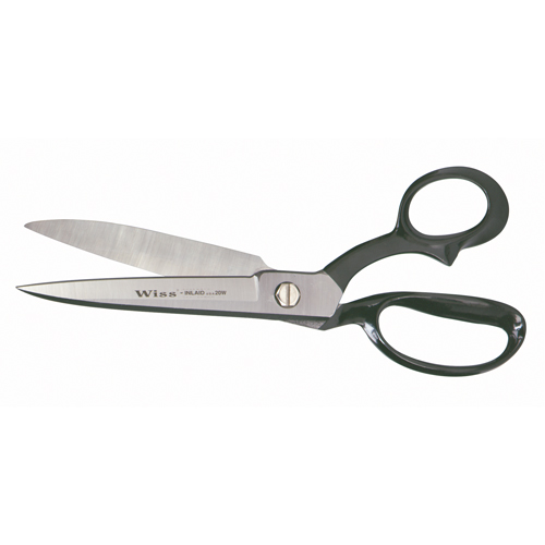 Wide Blade Industrial Shears, 4-3/4" Cut Length, Rings Handle MAS Chibougamau