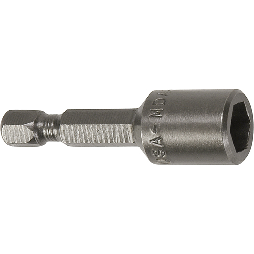 Tourne-&eacute;crou pour vis m&eacute;trique de feuille m&eacute;tallique, Embout 8 mm, Prise 1/4", 44,5 mm lo, Magn&eacute;tique MAS Chibougamau