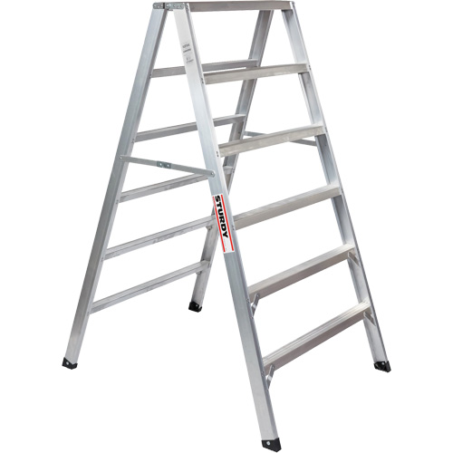 Saw Horse, 6' H x 30" W x 300 lbs. Capacity, Aluminum MAS Chibougamau