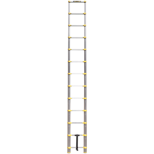 Telescopic Ladder, 3' - 12', Aluminum, 250 lbs. Capacity, Type 1 MAS Chibougamau
