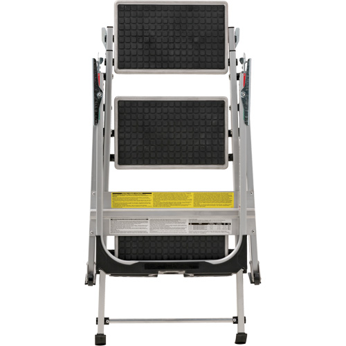 &eacute;chelle escabeau avec roues pivotantes, 3 marches, 34" x 22" x Hauteur 50,75" MAS Chibougamau