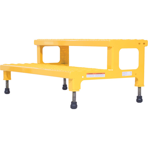Plate-forme ajustable Step-Mate, 2 marche(s), 36-3/16" la x 22-7/8" lo x 15-1/4" h, Capacit&eacute; 500 lb MAS Chibougamau