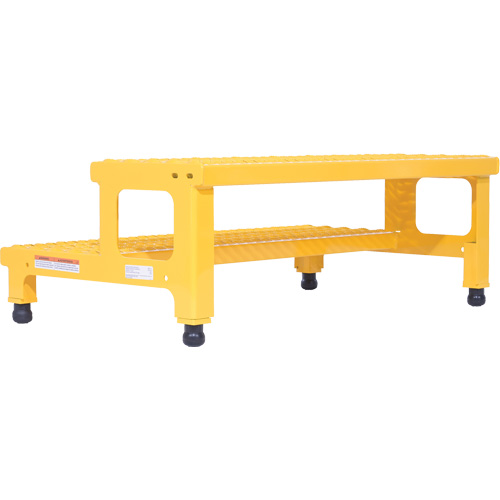 Plate-forme ajustable Step-Mate, 2 marche(s), 36-3/16" la x 22-7/8" lo x 15-1/4" h, Capacit&eacute; 500 lb MAS Chibougamau