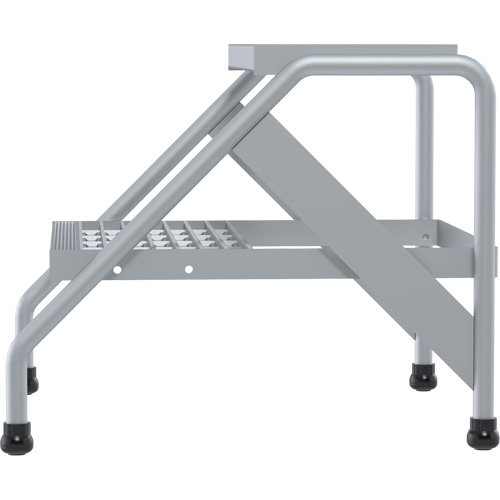 Escabeau en aluminium, 2 marche(s), 22-13/16" la x 24-9/16" lo x 20" h, Capacit&eacute; 500 lb MAS Chibougamau