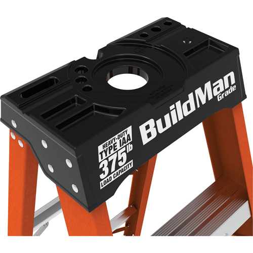Step Ladder, 10', Fibreglass, 375 lbs. Capacity, Type 1AA MAS Chibougamau